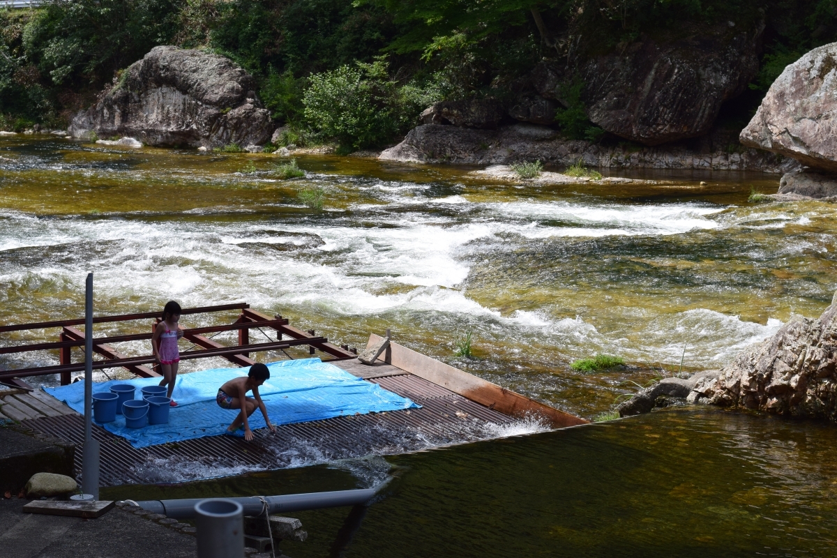 湯谷園地 美谷駐車場 宇連川ヤナ キラッと奥三河観光ナビ