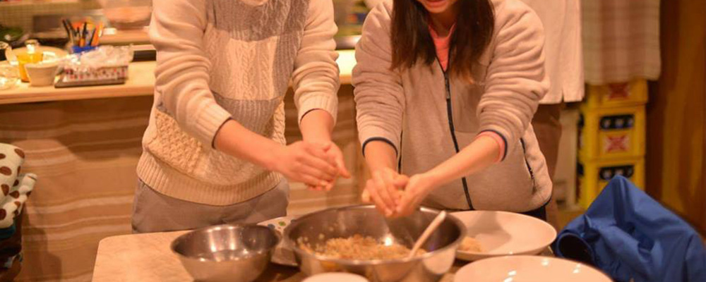 ご飯は共同調理、シェアご飯