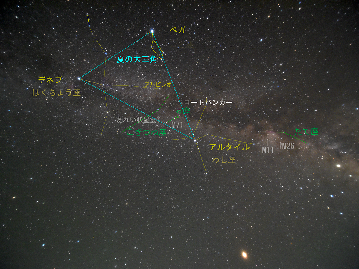 そうだ奥三河に行こう！天の川の中にある小さな星座たち。